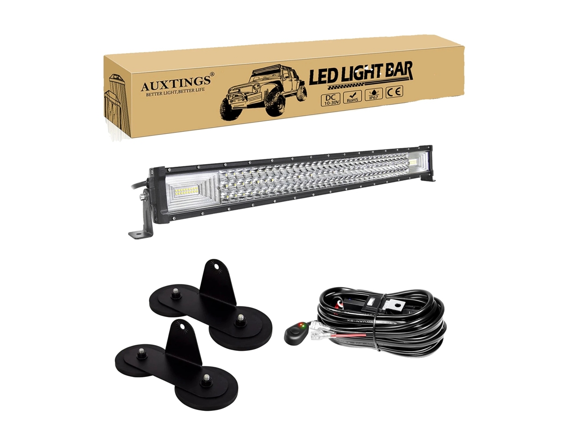 Barra De Luz Led Off Road, 675w Alta Brilho, Ip67 Impermeã¡vel, 52 Polegadas,32in 405w Wire Oem