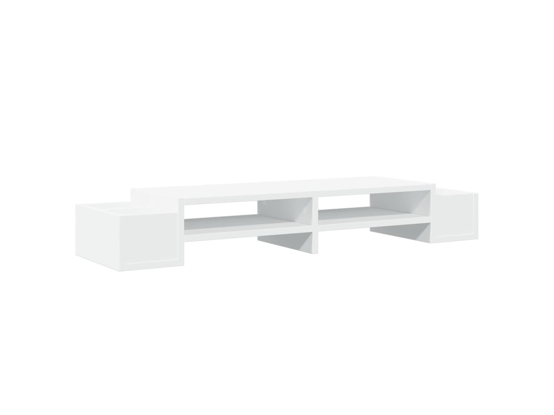 Suporte para monitor VIDAXL Branco Madeira processada (100x27x15 cm)