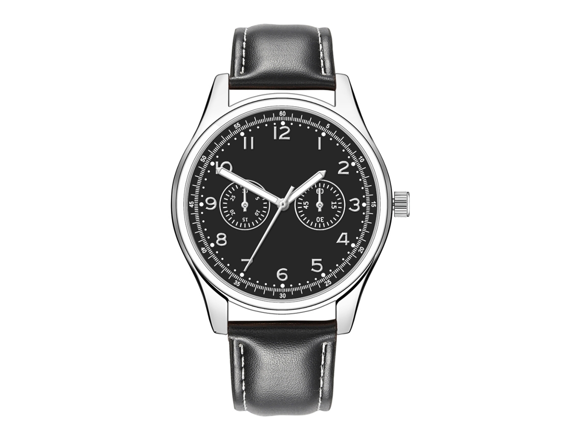 Reloj De Cuarzo Clásico Moderno Estilo Casual Para Hombres Regalo Decorativo (03)