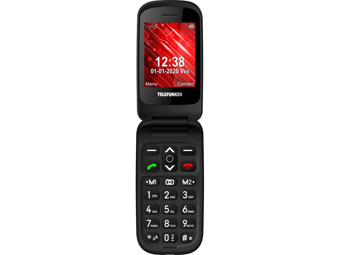 Smartphone Sênior TELEFUNKEN S440 (2,4'' - 2G - Preto)