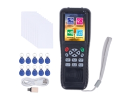 Lector Rfid Copiadora Portátil Escritor Nfc Com Cartões Uid E Chaveiros