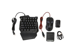 Conjunto de Conversor Móvel EOOCOO compatível com Teclado e Mouse para Jogos