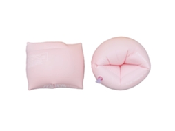 Bolsa de Nadar com Mangas de Rolo Duplo de Balão Macaron 19*23cm ZSANFS (rosa)