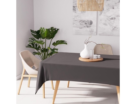 Toalha de Mesa SOLEIL D OCRE Retangular Manchas Alix Antracite Soleil Docre Lisa Vai Poliéster Multicor (270 cm)
