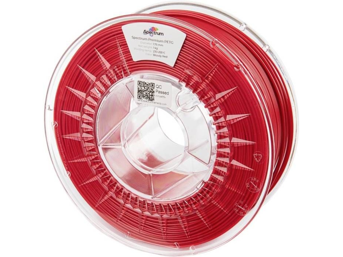 Filamento PETG Premium PET G Spectrum 80059, resistente a produtos químicos e choques, 1,75 mm, 1000 g