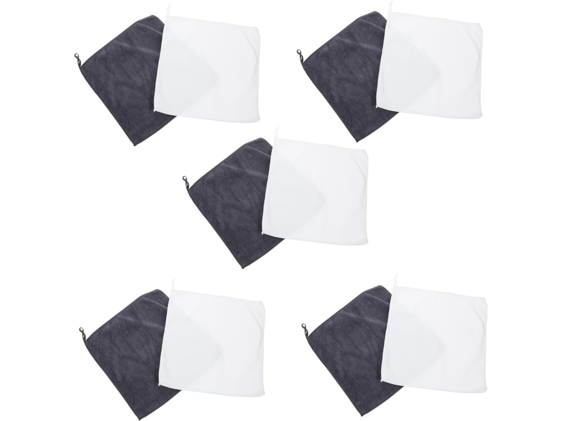 Conjunto De 10 Panos Cozinha Flexíveis Para Limpeza, Secagem Rápida, Com Cordão Pendurar. Vayotoy