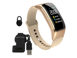 Pulseira inteligente com fones de ouvido para chamadas Bluetooth EOOCOO