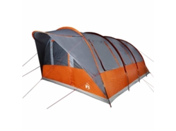 Family Tent, Family Tents Vidaxl Cinzeto Poliéster (7 Pessoas)