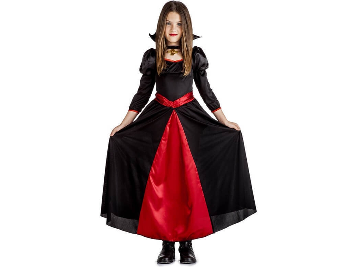 Fato de Menina DISFRAZZES Vampira Gótico (Tam: 3 a 4 Anos)