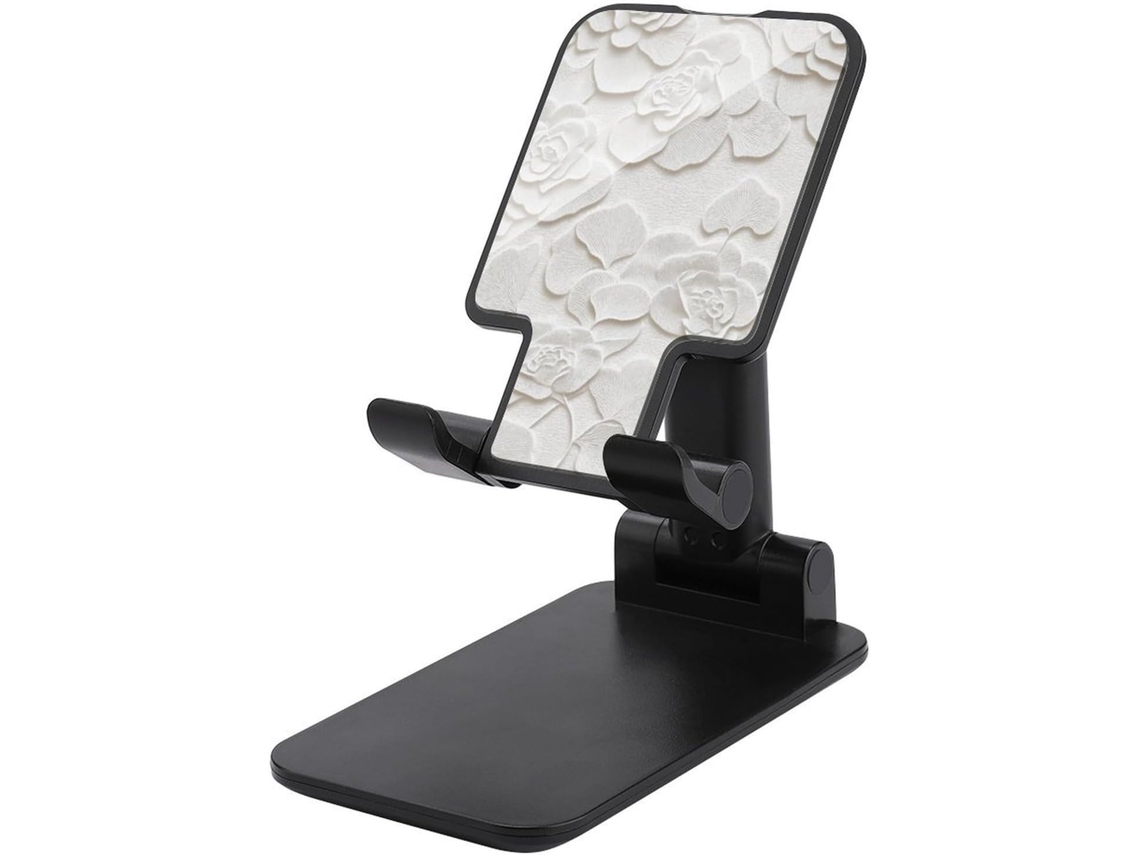 Pétalas De Rosa Esculpidas, Textura Suave, Suporte Dobrável E Ajustável Para Celular Mesa