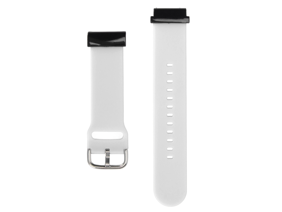 Pulseira de Silicone 26mm para Fenix 7x 6x 5x Vertix 2 Ajustável Branca
