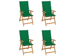 Folding Chair, Folding Chairs Vidaxl Verde Teca (n/a)