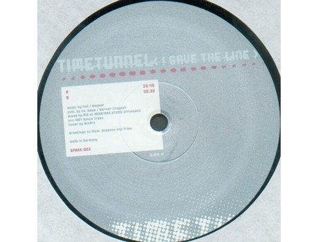 Vinil I Gave The Line Space Traxx