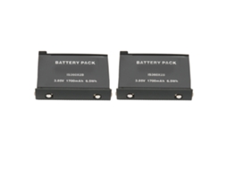 Aetheria 2pcs Bateria de Câmera para Insta 360 One X2 3.85v 1700mah 6.5wh Pacote de Bateria de Substituição