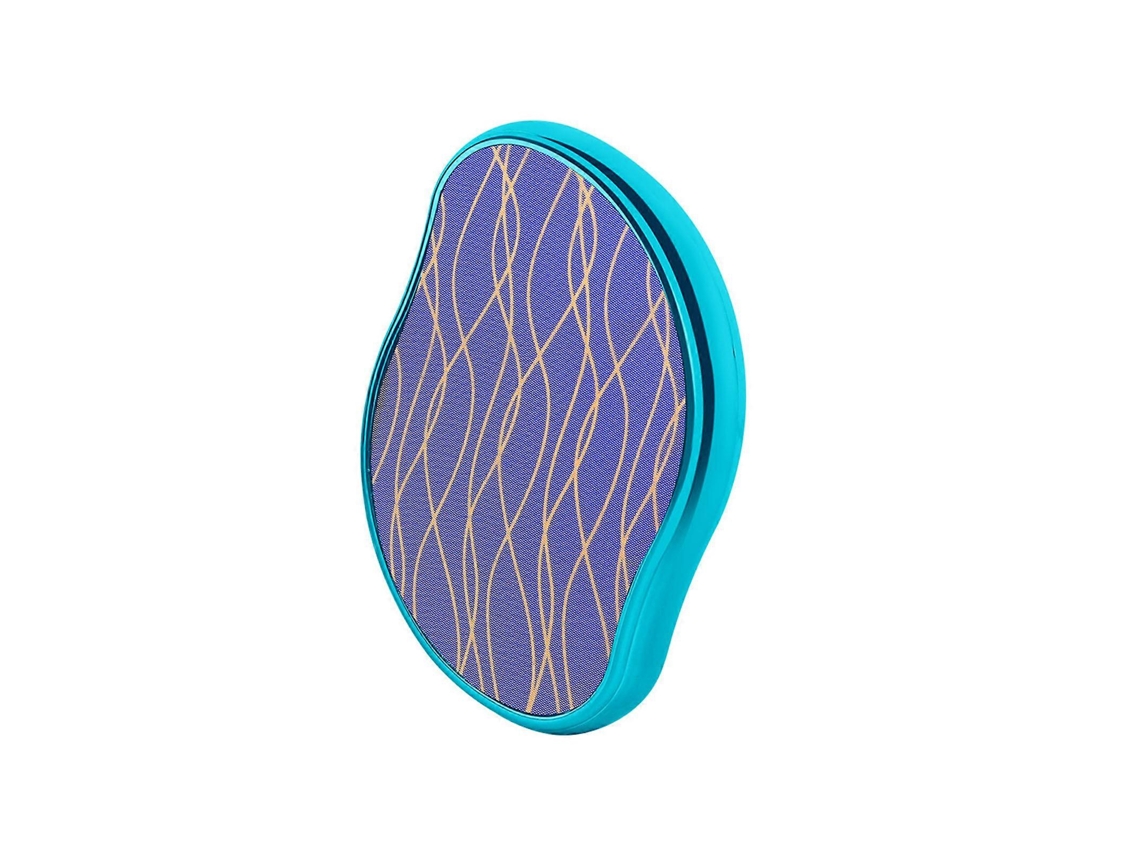 Borracha De Cristal Para Pelos, Dispositivo Esfoliante Para Remoção De Pelos, Pele Macia E Suave, Azul Ly Ebike