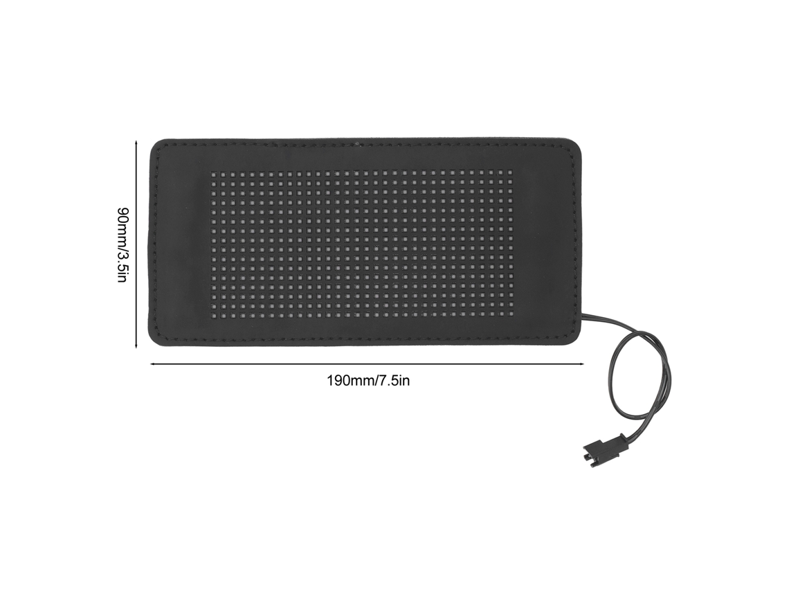Placa Led Flexível Com Controle App Bluetooth Tela Rolante