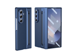 Capa Para Samsung Galaxy Z Fold8 Ultra, Capa Protetora De Película Temperada Tudo Em Um Gertiz (azul)