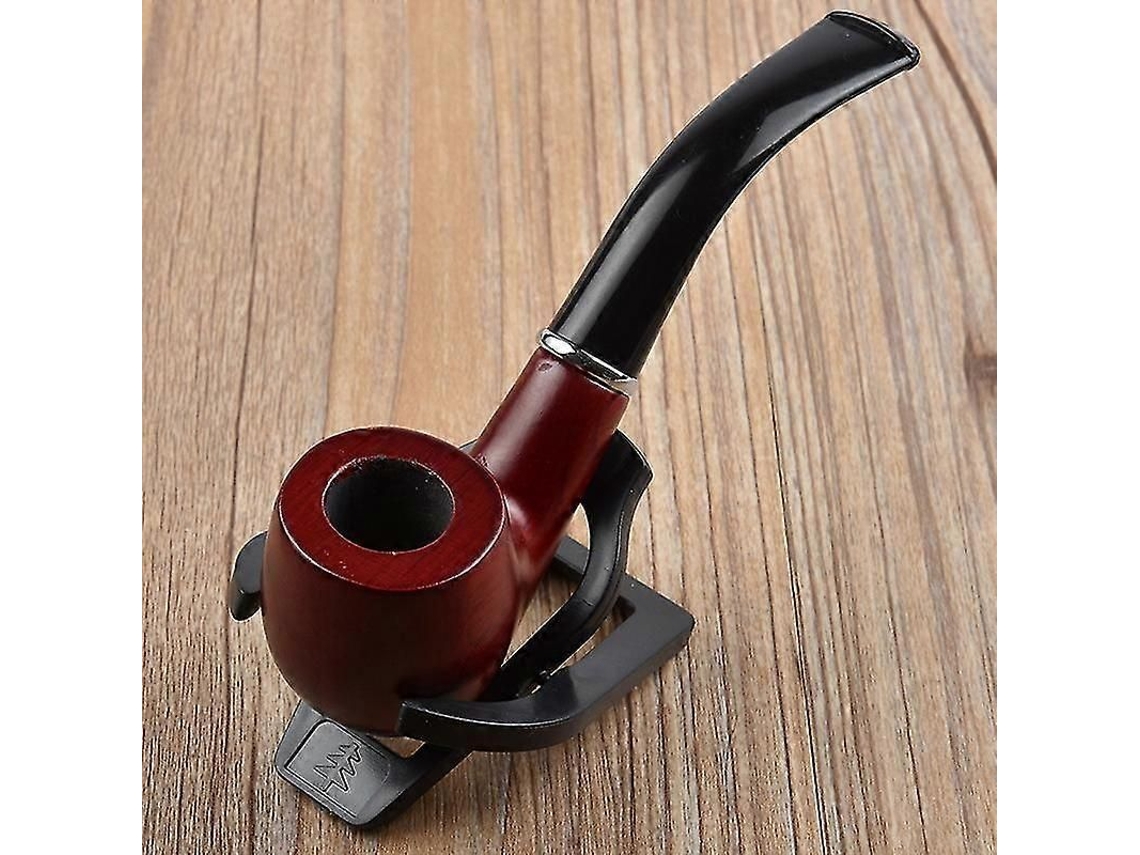 Nova Line cachimbo de Madeira Sólido com Elemento Filtro em Madeira