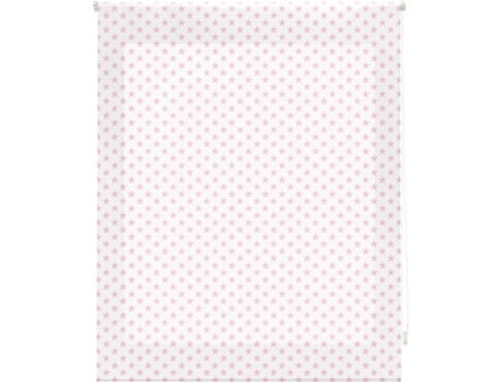 Estore de Rolo HAPPYSTOR Stars Impressão Digital Gostar Rosa 155x180 cm