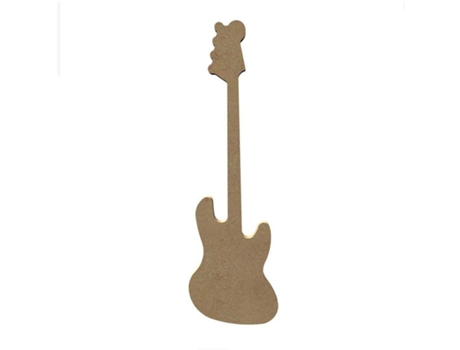 Violão de madeira MDF para decorar - 15 cm Gomille
