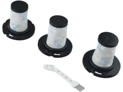 Pacote Com 3 Filtros Zr009007 Escova De Limpeza Para Aspiradores