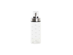Galheteiro DKD HOME DECOR Transparente Aço Inoxidável Vidro De Borosilicato 200 Ml 6 X 6 X 16,5 Cm
