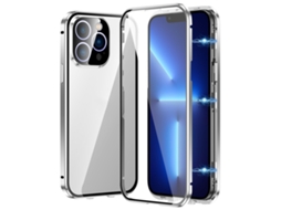 Capa De Vidro Temperado Hd Para Iphone 13 Pro - Fecho Magnético Duplo