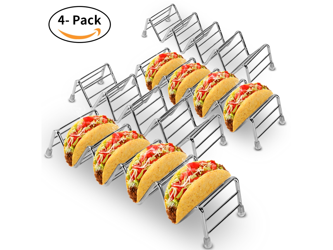 Suporte para Tacos LAXISCREED 4 Peças Aço Inox Premium