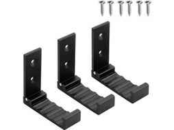 Conjunto De 3 Ganchos Parede Dobráveis Em Metal Para Banheiro,