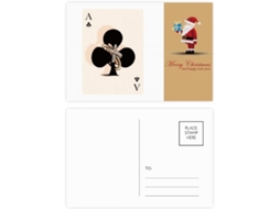 Conjunto de 20 Cartões postais com o Tema Clube a e Papai Noel. 14,6 X 9,8 Cm
