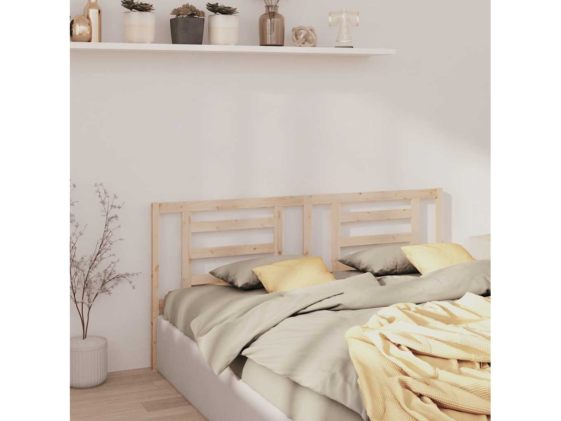 Vidaxl Cabeceira De Cama 166x4x100 Cm Pinho Maciço