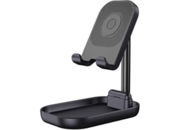 Estação de Carregamento Sem Rápido Dobrável Ângulo Altura para iPhone XR/11 Pro Max/11 YIZHOOD Preto