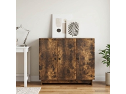 Vidaxl Buffet Carvalho Fumado 89 X 34,5 X 80 Cm Derivados De Madeira