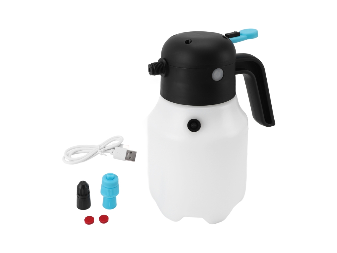 Pulverizador de espuma elétrico sem fio 2000mah 1.8l pressurizado para lavagem de carro e jardim