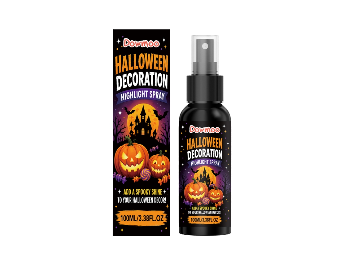 Spray Laxiscreed Para Decoração De Halloween Com Efeito Brilhante E Realce Visual