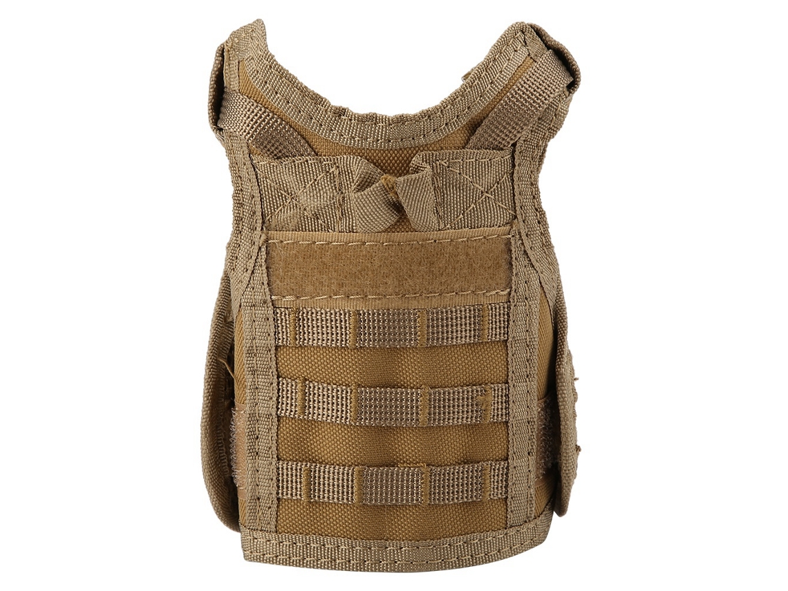 Mini Colete Tático Militar Molle Para Decoração De Sofá, Proteção Contra Garrafas E Latas De Cerveja.