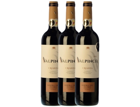 Vinho VALPINCIA Valpincia Tempranillo Ribera Del Duero Crianza (0.75 L - 3 unidades)