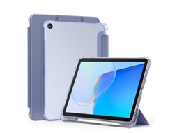 Capa Com Suporte Para Caneta Para Tablet Honor X10 Pro 11.5 Polegadas, Transparente Rígida Com Três Dobras. Roxo Hexinyigjly