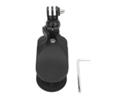 Motocycle Helmet Chin Clamp Mount 360° Rotatable Tightly Bite Anti Slip Adjustable 5kg Universal Helmet Chin Clip Mount For Action Camera Phone