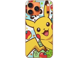 Capa Para Celular Compatível Com Apple Iphone 17 Pro Max. Símbolos Coloridos, Maçãs E Estrelas Em Um Estilo De Desenho Animado Divertido.