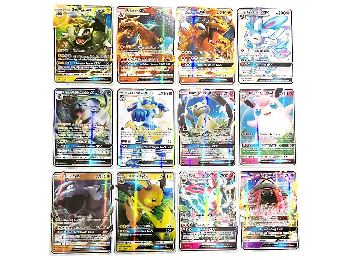 Walshlxq 100 Cartões de Anime Jogo Cartas Infantis Colecionáveis Set de Cartas Animadas