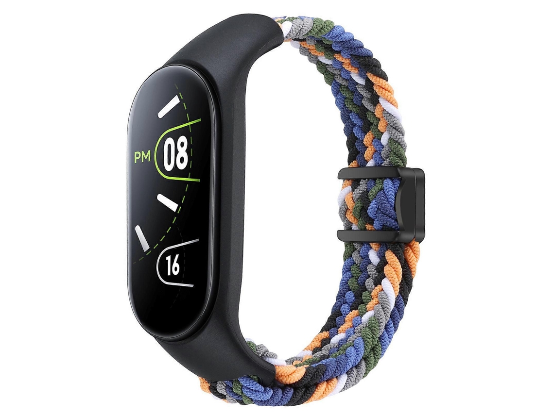 Xdfind Capa, Compatível Com Relógio Pulseira Integrada Trançada E Fecho Magnético Para Xiaomi Mi Band 7/ 6/ 5/ 4/ 3, Estrutura Durável