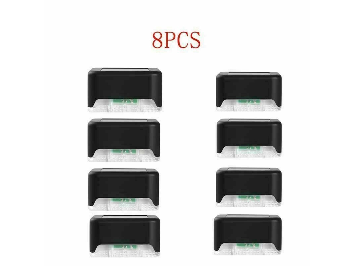 Pacote Com 8 Luzes Led Solares Para Deck, Jardim, Pátio, Escada, Degraus, Cerca SUNNY SPACES