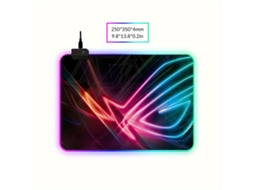 Tapete De Led Para Jogos, Tapete De Teclado Rgb, Tapete De Rato Antiderrapante, Acessórios De Computador Brilvibera