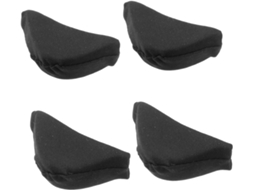 Palmilhas De Esponja Preta Para Sapatos Tamanho Grande, 2 Pares