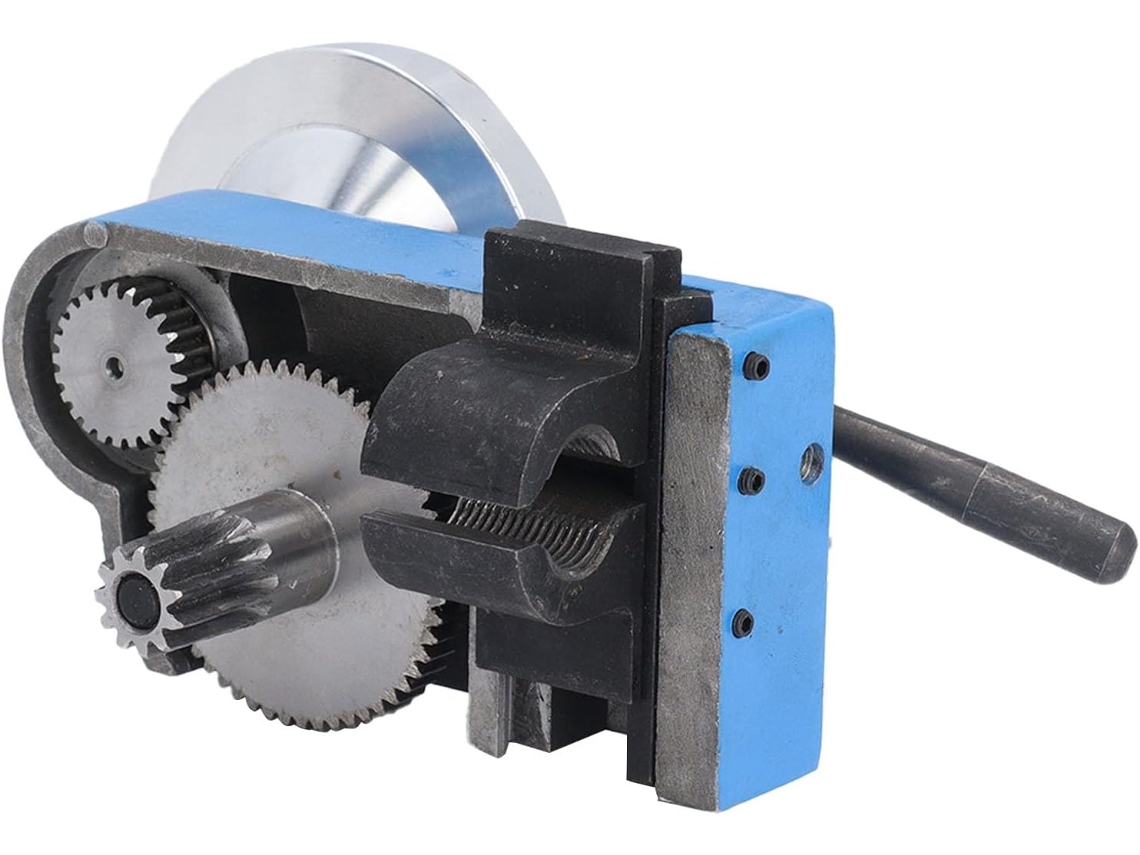 Mini Torno Com Carro Deslizante E Passo De 2,0 Mm