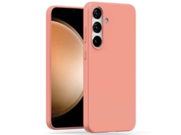 Capa Gentil Fe para Samsung Galaxy S23 MERCURY Pele Sintética Rosa