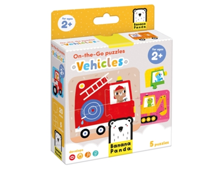 On The Go Vehicles Puzzle (Idade Mínima: 2 anos)