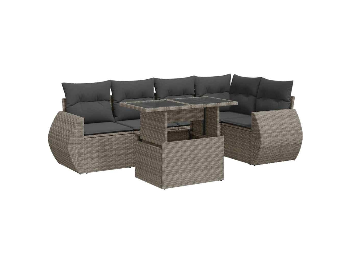 Garden Sofa Set, Garden Sofa Sets Vidaxl Cinzeto Rattan / Vime (n/a)