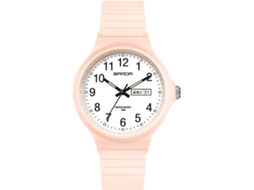 Lurelia Relógio De Pulso, Movimento De Quartzo, Data/calendário, Luminoso, Tpu, Rosa